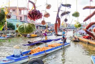 Chợ Nổi Trà Ôn – Nét Đẹp Mộc Mạc Giữa Lòng Sông Hậu