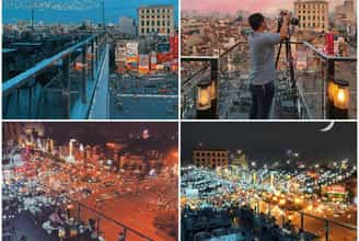 Enjoy coffee and explore Hanoi from above at Aries Rooftop