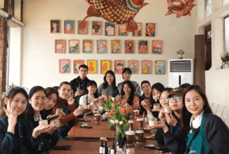 Nét đẹp truyền thống hòa quyện trong không gian hiện đại của Mây Café