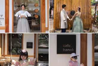 Mặc Hanbok và Thưởng Thức Cà Phê Hàn Quốc Tại Hanok Café