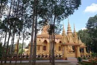 Ngỡ Ngàng Trước Tượng Phật Nằm Khổng Lồ Tại Chùa Vàm Ray