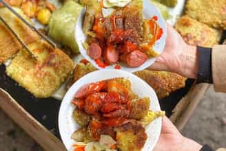 Khám Phá Hàng Bánh Chưng Rán Mỡ Gà Độc Nhất Phố Cổ Hà Nội