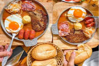 Review Cột Điện Quán: Bánh Mì Chảo Ngon Nức Tiếng Khu Đặng Văn Ngữ