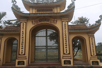 Nguyen Tuan Thien's tomb and temple relics area