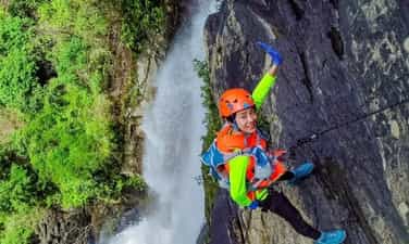 Chinh phục Tây Nguyên đệ nhất thác, đu dây 'vào lòng đất' 115m dài nhất Việt Nam