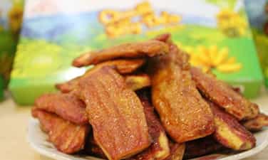 甘くて香り高いドライバナナ Son La |田舎料理