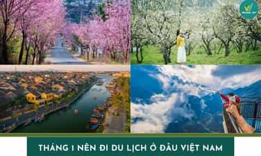 Tháng 1 nên đi du lịch ở đâu Việt Nam đẹp, thú vị nhất?