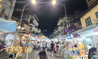 河内老城区夜市