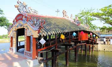 Don't miss a visit to the historic 247-year-old Thanh Toàn Tile-Roofed Bridge, gracefully situated along the Như Ý River.