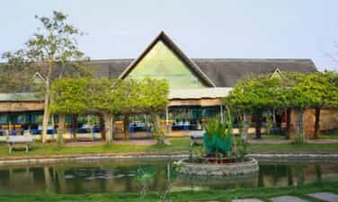 Ecotourism area along Binh My river