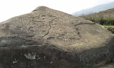 Sa Pa ancient stone beach