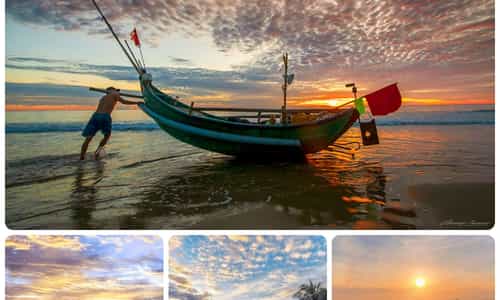 VẺ ĐẸP HUYỀN ẢO CỦA BIỂN NHA TRANG VÀO LÚC BÌNH MINH