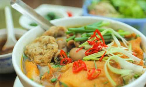 Bún cá cay Hải Phòng