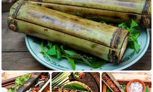 ĐẶC SẮC VỚI MÓN ĂN THỊT BÒ NƯỚNG ỐNG TRE