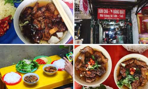 Khám phá bún chả Hàng Quạt – Địa chỉ quen thuộc của dân sành ăn Hà Nội