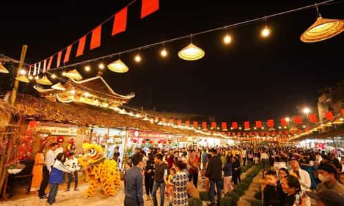 Phiên chợ Làng Điềm: Trọn vị hồn quê giữa lòng Ninh Bình