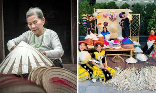 Làng nón Chuông: Vẻ đẹp yên bình, nét tinh tế trong từng chiếc nón