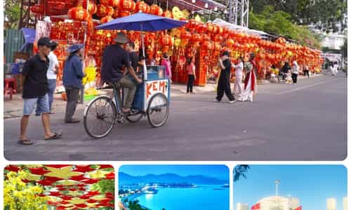 TẾT ĐẾN XUÂN VỀ TRÊN PHỐ BIỂN NHA TRANG