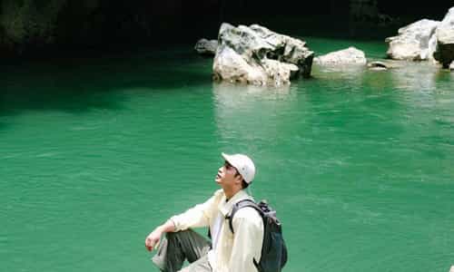 Ang stream - A green gem in the middle of the mountainous region