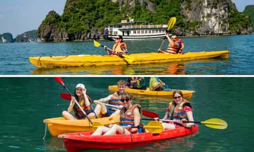 Chèo Thuyền Kayak: Hoạt Động Vận Động Thú Vị Không Thể Bỏ Qua Khi Đến Hạ Long
