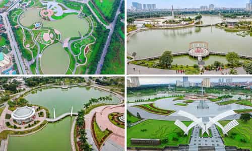 Công viên Hòa Bình: Góc xanh yên bình giữa lòng Hà Nội