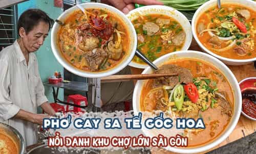 Phở sa tế Cao Văn Lầu 40 năm hút khách nhờ nước lèo đậu phộng độc đáo