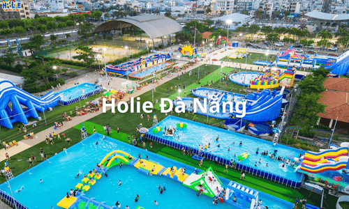 Công viên nước Holie - địa điểm mát mẻ mà an toàn