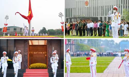 Lễ Thượng Cờ tại Lăng Bác: Khoảnh khắc thiêng liêng không thể bỏ lỡ ở Hà Nội