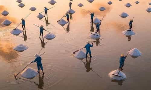 Sa Huynh Salt Field - Wild beauty in the sunny and windy Central region