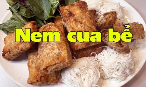 Nem cua bể đặc sản Hải Phòng
