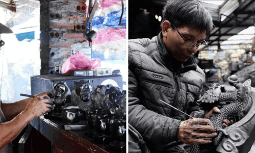 Mỹ nghệ than đá – Nghệ thuật từ đôi tay tài hoa của người thợ mỏ