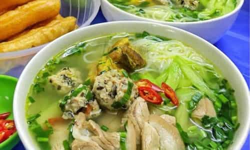Bún mọc dọc mùng, món ăn đặc trưng của Hà Nội
