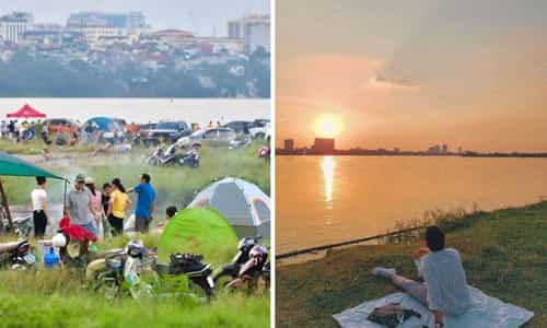 Cắm Trại Cuối Tuần Ở Chân Cầu Vĩnh Tuy: Vừa Gần Vừa Chill