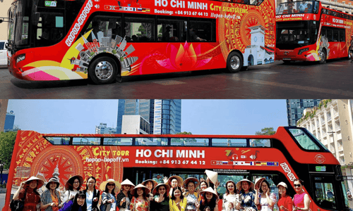 Trải nghiệm ngắm nhìn toàn cảnh Sài Gòn từ trên cao với chuyến xe buýt hai tầng đầy thú vị.