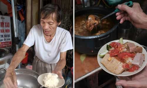 Thưởng Thức Xôi Thịt Má Đào Nổi Tiếng Tại Xôi Ông Hòa Hà Nội
