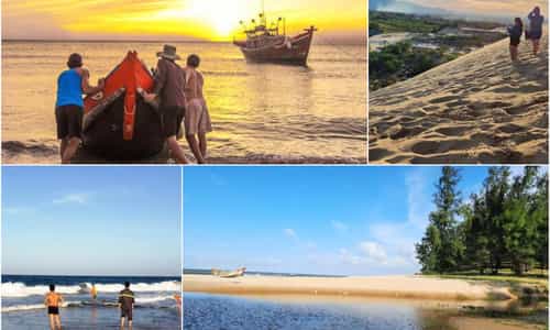 Vẻ đẹp mộc mạc của biển Quang Phú