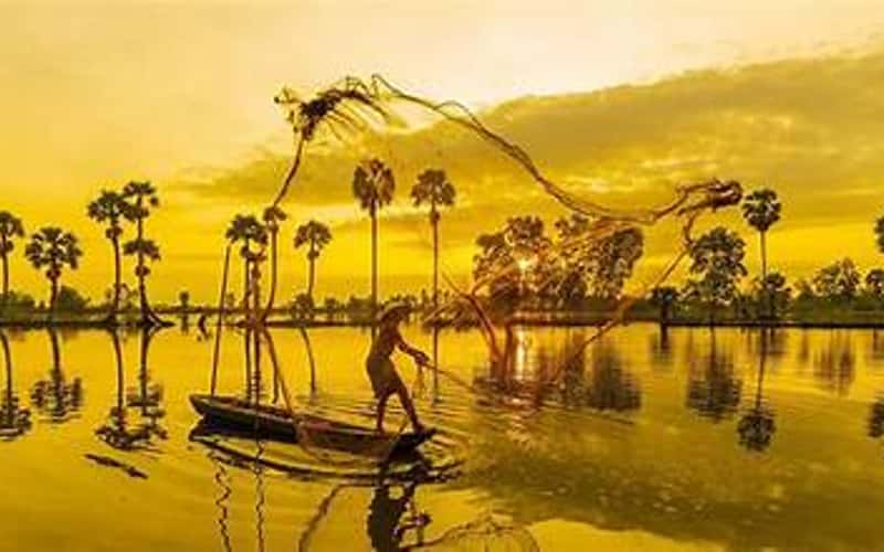 Về An Giang mùa nước tràn đồng