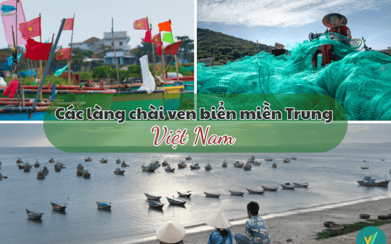 Mê mẩn 8+ làng chài ven biển miền Trung Việt Nam đẹp như tranh