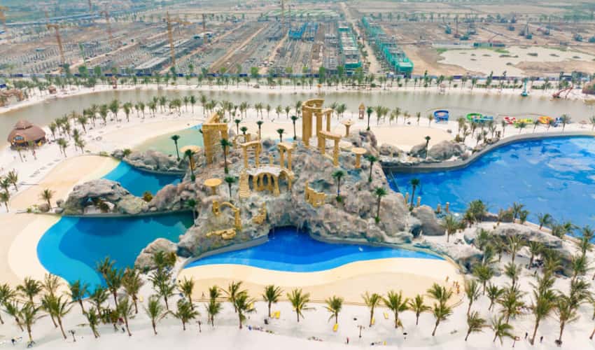 Vinhomes Ocean Park artificial lake