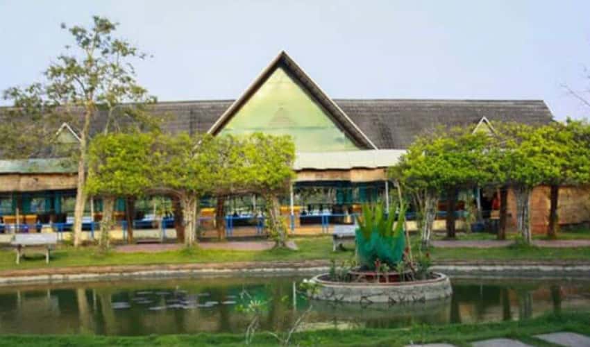 Ecotourism area along Binh My river