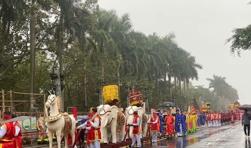 Lễ hội Hai Bà Trưng ở làng Hạ Lôi