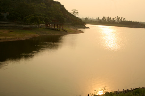 Hoàng hôn ở Bát Cảnh Sơn