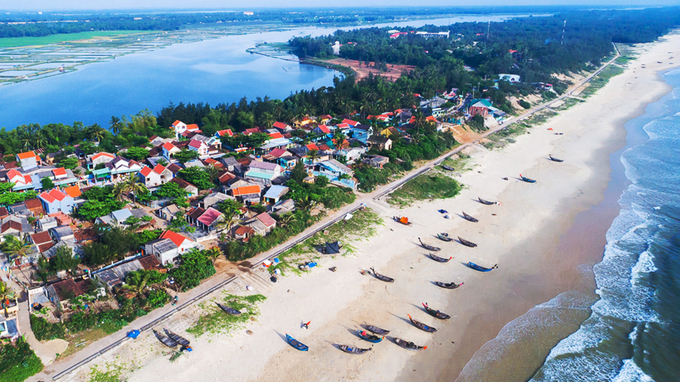 Làng bích họa Tam Thanh - Góc nhìn trên cao