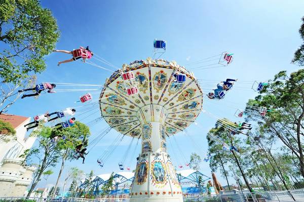 Khu trò chơi cảm giác mạnh đem tới cảm giác phấn khích tột độ cho những nhà thám hiểm dũng cảm