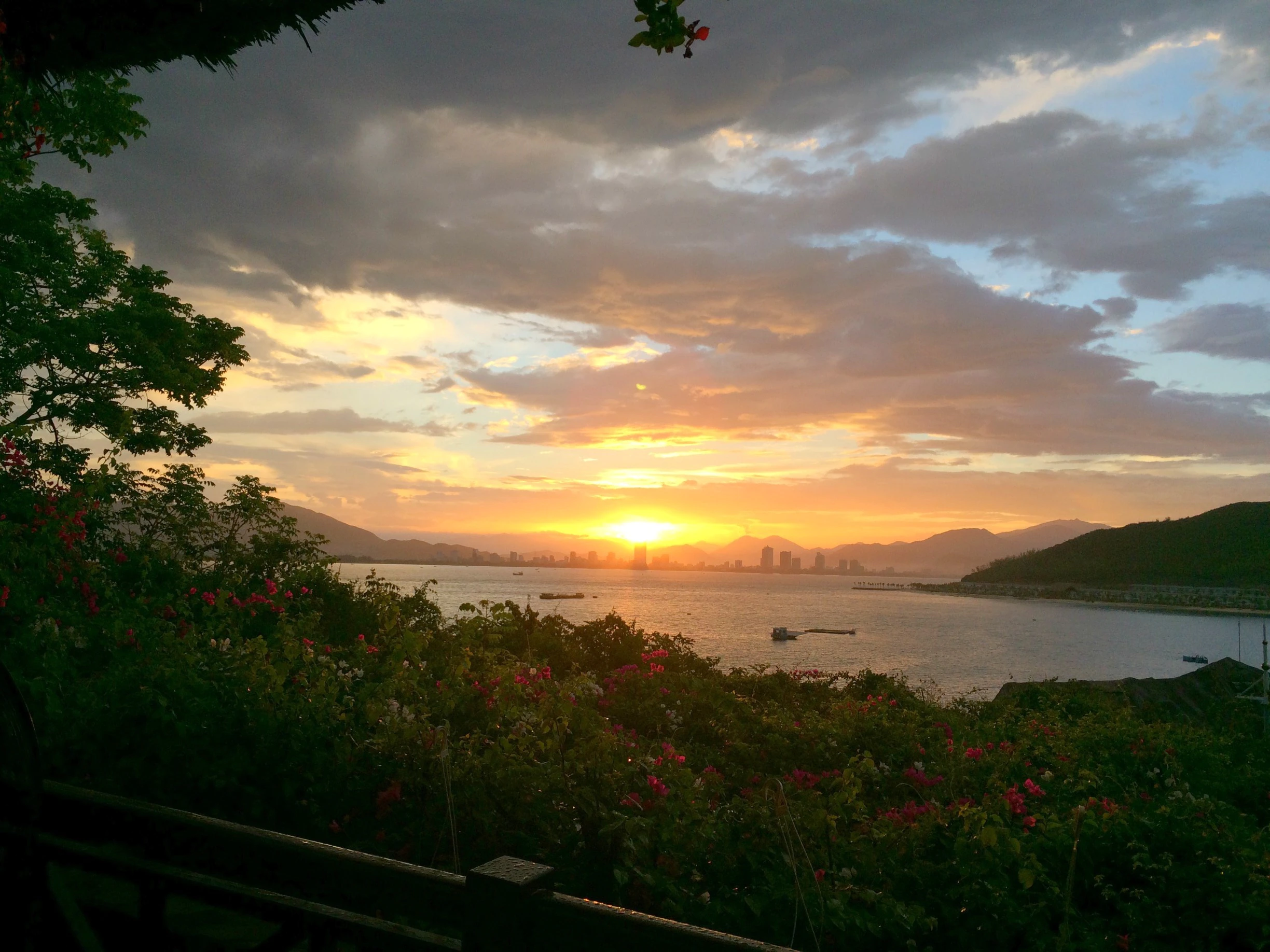 ホントレの夕日