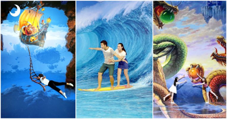 ファニー アート ハロン 3D 絵画美術館