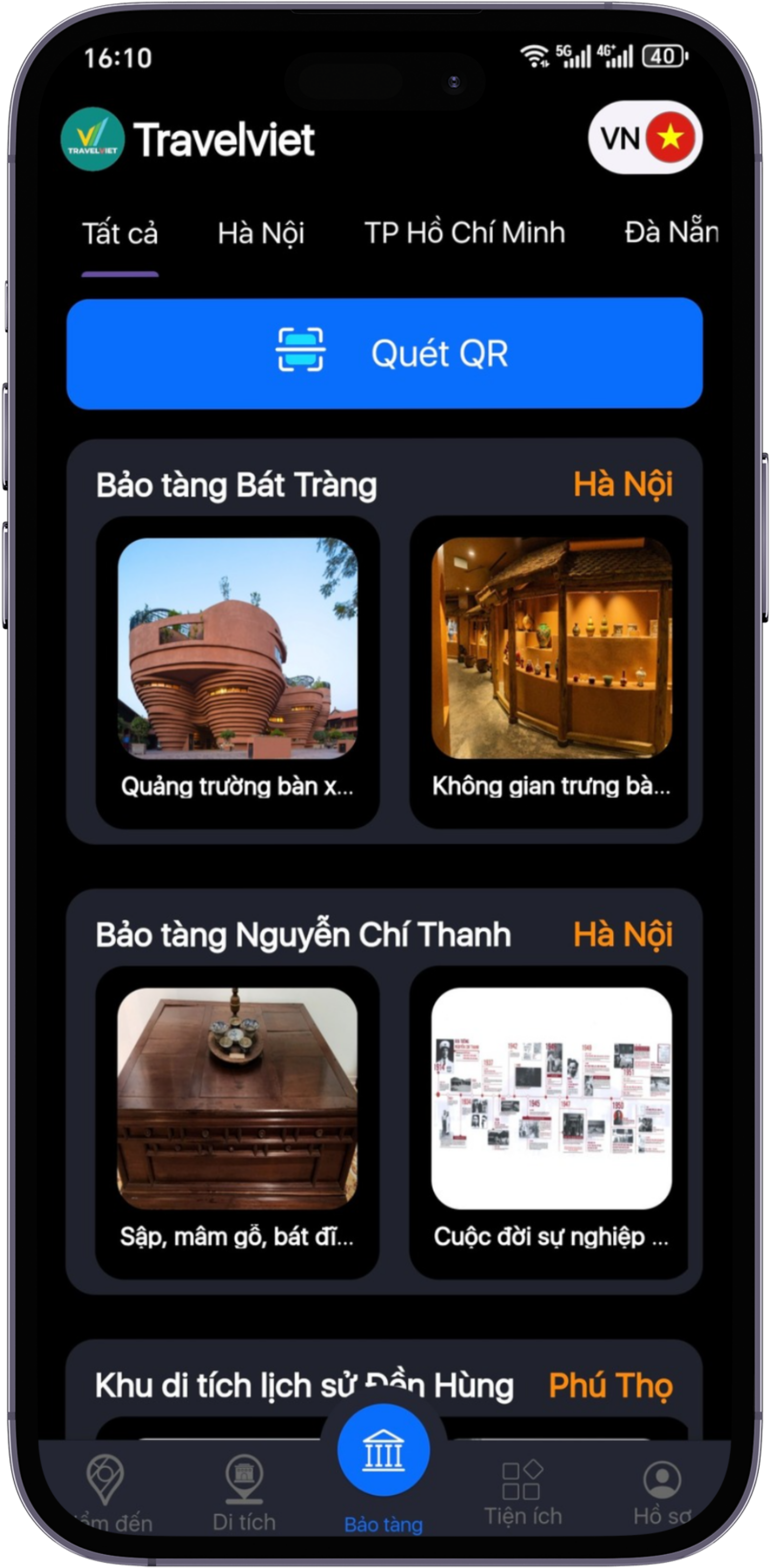 Nâng tầm trải nghiệm khám phá lịch sử Việt Nam thông qua tính năng thuyết minh hiện vật tại Bảo tàng