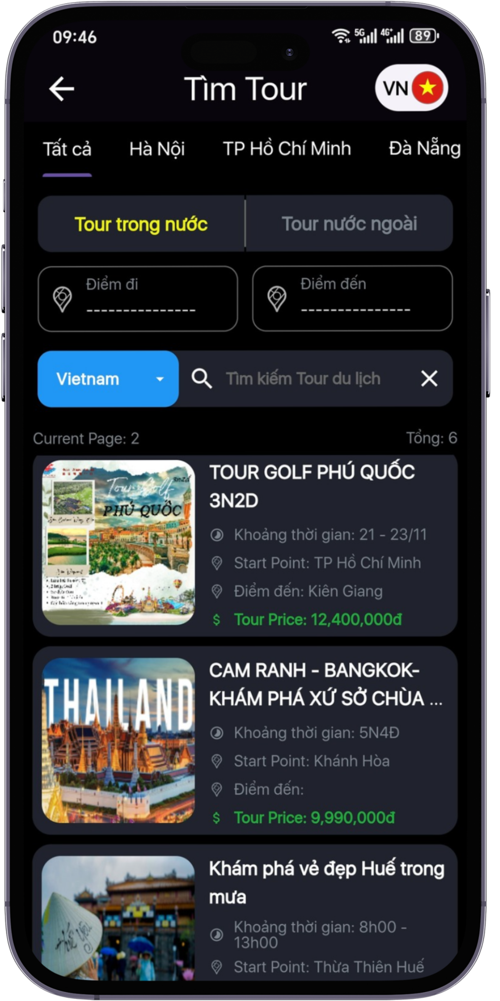 Xem lịch trình Tour chi tiết từng điểm đến thông qua Thuyết minh, Video review, ảnh đẹp