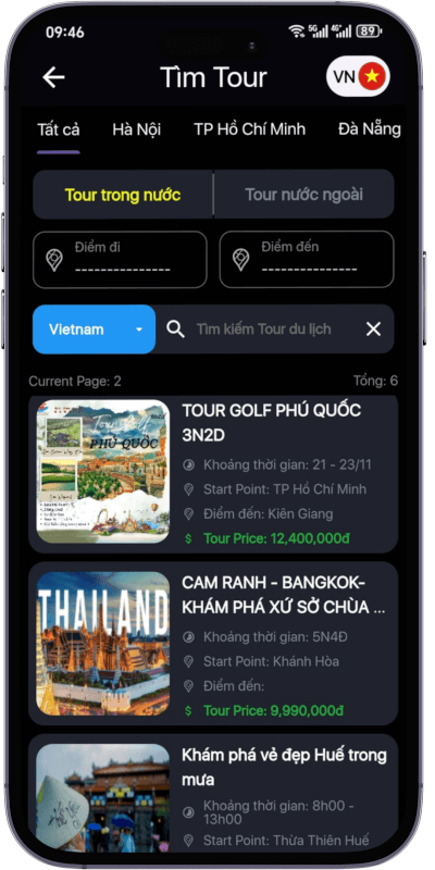 Xem lịch trình Tour chi tiết từng điểm đến thông qua Thuyết minh, Video review, ảnh đẹp