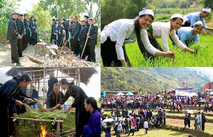 Rice leaf washing festival